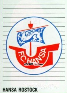 Sticker Wappen FC Hansa Rostock