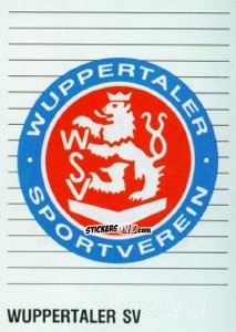 Sticker Wappen Wuppertaler Sv