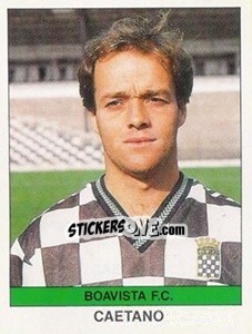 Cromo Caetano - Futebol 1990-1991 - Panini