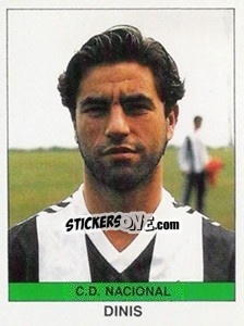 Sticker Dinis - Futebol 1990-1991 n. 26 - Panini