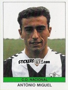 Sticker Antonio Miguel - Futebol 1990-1991 - Panini