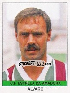 Sticker Alvaro - Futebol 1990-1991 - Panini