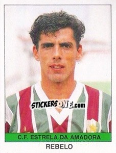 Figurina Rebelo - Futebol 1990-1991 - Panini