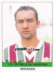 Sticker Miranda - Futebol 1990-1991 - Panini