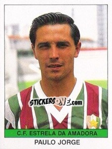 Sticker Paulo Jorge - Futebol 1990-1991 - Panini