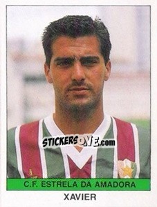 Sticker Xavier - Futebol 1990-1991 - Panini