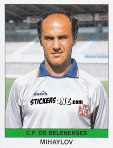 Sticker Mihaylov - Futebol 1990-1991 - Panini