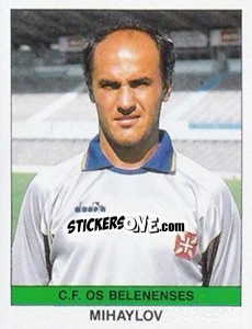 Figurina Mihaylov - Futebol 1990-1991 - Panini