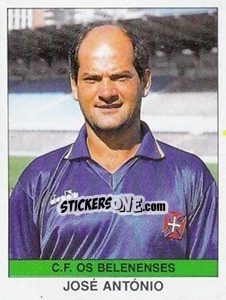 Sticker Jose Antonio - Futebol 1990-1991 - Panini