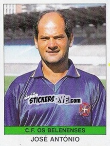 Sticker Jose Antonio - Futebol 1990-1991 n. 59 - Panini
