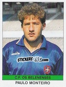 Sticker Paulo Monteiro - Futebol 1990-1991 n. 64 - Panini