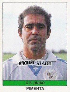 Sticker Pimenta - Futebol 1990-1991 n. 72 - Panini