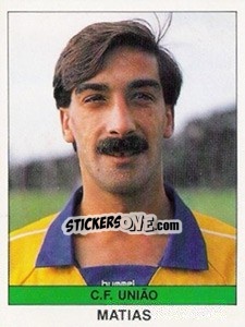 Sticker Matias - Futebol 1990-1991 - Panini
