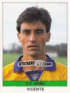 Cromo Vicente - Futebol 1990-1991 - Panini