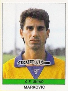 Cromo Markovic - Futebol 1990-1991 - Panini