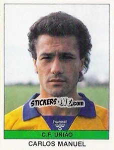 Sticker Carlos Manuel - Futebol 1990-1991 n. 85 - Panini