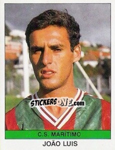 Sticker Joao Luis - Futebol 1990-1991 n. 90 - Panini