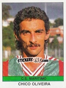 Figurina Chico Oliveira - Futebol 1990-1991 - Panini