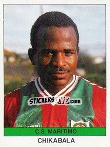 Figurina Chikabala - Futebol 1990-1991 - Panini