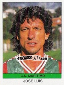 Cromo Jose Luis - Futebol 1990-1991 - Panini