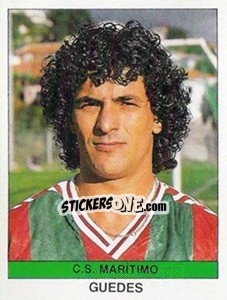 Sticker Guedes - Futebol 1990-1991 n. 100 - Panini