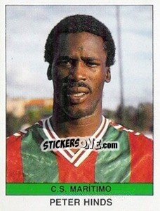 Sticker Peter Hinds - Futebol 1990-1991 - Panini