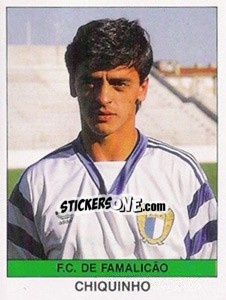 Sticker Chiquinho - Futebol 1990-1991 n. 107 - Panini