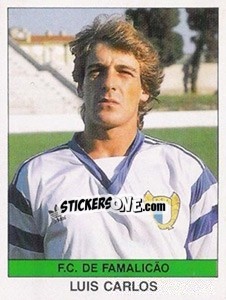 Figurina Luis Carlos - Futebol 1990-1991 - Panini