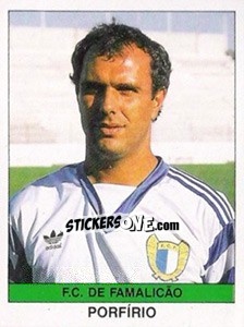 Sticker Porfirio - Futebol 1990-1991 - Panini