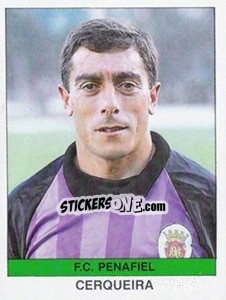 Sticker Cerqueira - Futebol 1990-1991 n. 123 - Panini