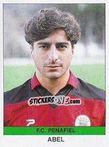 Figurina Abel - Futebol 1990-1991 - Panini