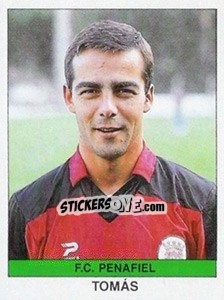 Sticker Tomas - Futebol 1990-1991 n. 128 - Panini