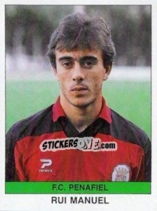 Cromo Rui Manuel - Futebol 1990-1991 - Panini