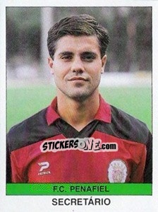 Sticker Sectretario - Futebol 1990-1991 n. 134 - Panini