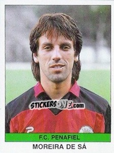Sticker Moreira de Sa - Futebol 1990-1991 - Panini