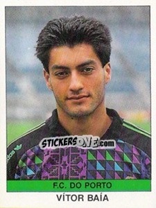 Cromo Vitor Baia - Futebol 1990-1991 - Panini