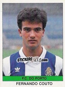 Sticker Fernando Couto - Futebol 1990-1991 n. 142 - Panini