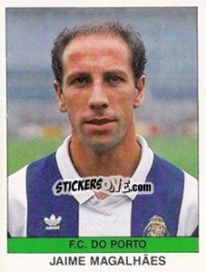 Sticker Jaime Magalhaes - Futebol 1990-1991 - Panini