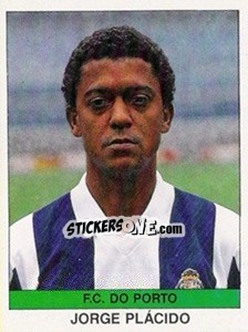 Figurina Jorge Placido - Futebol 1990-1991 - Panini