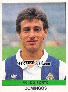 Sticker Domingos Gomes - Futebol 1990-1991 n. 150 - Panini