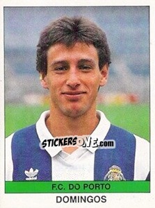 Cromo Domingos Gomes - Futebol 1990-1991 - Panini