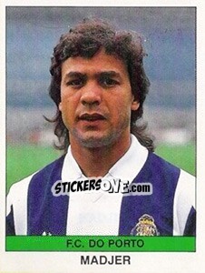 Figurina Madjer - Futebol 1990-1991 - Panini