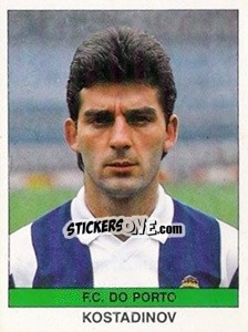 Sticker Kostadinov - Futebol 1990-1991 - Panini