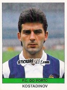 Sticker Kostadinov - Futebol 1990-1991 n. 153 - Panini