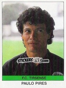 Sticker Paulo Pires - Futebol 1990-1991 - Panini