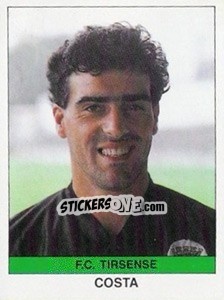 Sticker Costa - Futebol 1990-1991 n. 159 - Panini