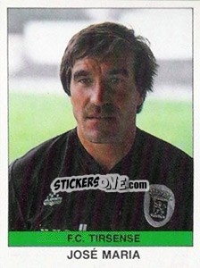 Sticker Jose Maria - Futebol 1990-1991 n. 163 - Panini