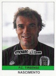 Sticker Nascimento - Futebol 1990-1991 n. 164 - Panini