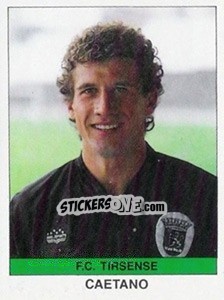 Cromo Caetano - Futebol 1990-1991 n. 166 - Panini