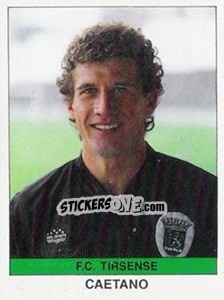 Figurina Caetano - Futebol 1990-1991 - Panini